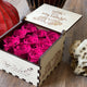 Pretty Hot Pink Roses | Captivating Keepsake Gift Box