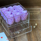Lucid Lilac Roses | Small Glamourous Acrylic Box