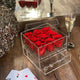 Exclusive Modern Gift Box | Gorgeous Eternal Red Roses