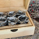 Magnificent Treasure Chest Box Filled Captivating Silver Roses