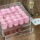 Eternity Pink Roses | Large Premium Acrylic Box With Drawer
