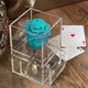 Elegant Tiffany Blue Rose | Premium Acrylic Box With Drawer