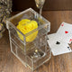 Elegant Yellow Rose | Premium Acrylic Box With Drawer