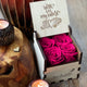 Delightful Forever Hot Pink Roses | Artistic Keepsake Gift Box