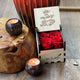 Exclusive Wooden Box | Romantic Red Roses