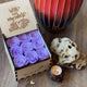 Sophisticated Eternal Purple Roses | Gorgeous Keepsake Box