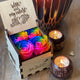 Incredible Long-Lasting Rainbow Roses | Charmingly Decorated Wooden Box
