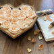 Luxurious Real Long-Lasting Ivory Roses - Deluxe Heart Shaped Box