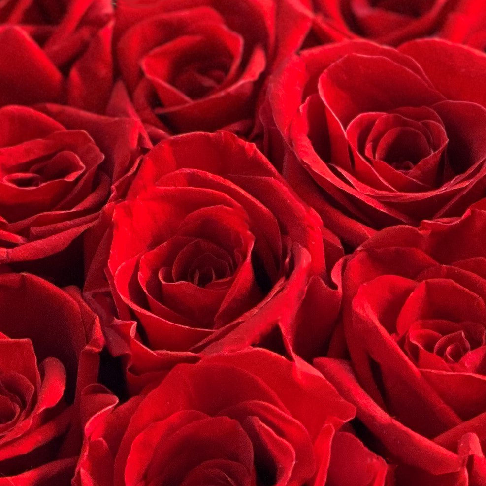 Diamond Heart Red Roses